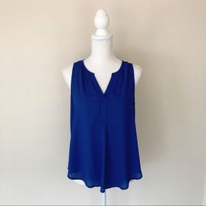🌵 5 FOR $20 Lush Royal Blue Sleeveless Blouse